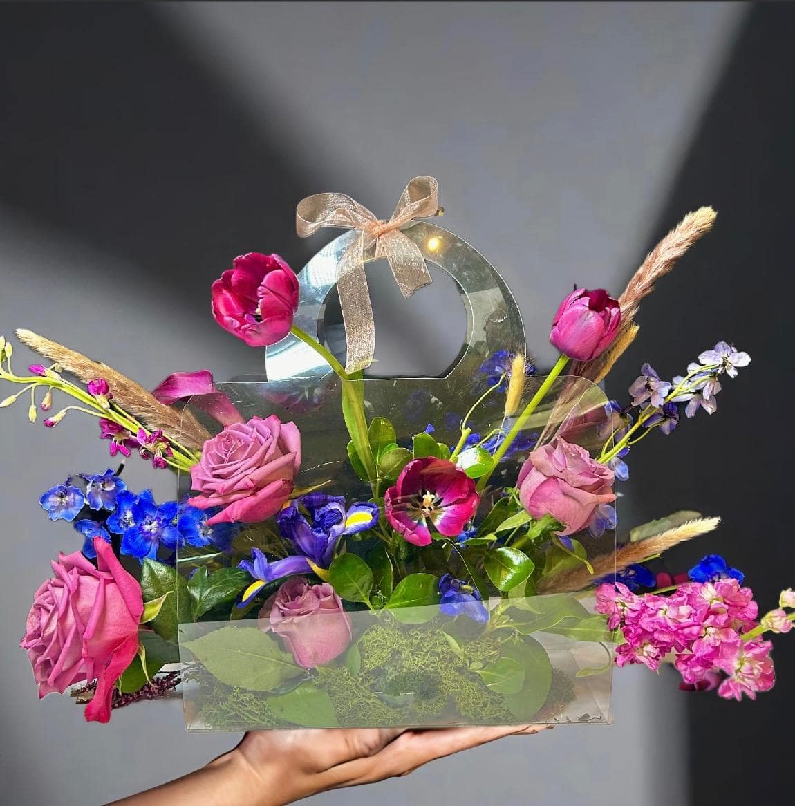 Secret Garden Clear Bag Bouquet