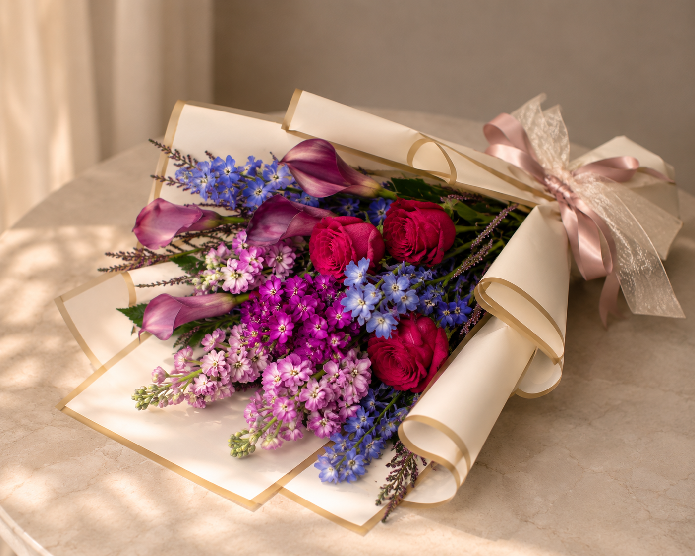 Presentation handheld bouquet