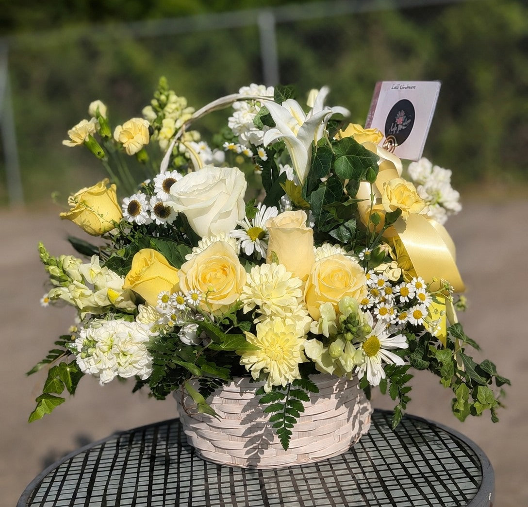 Butter Yellow Basket