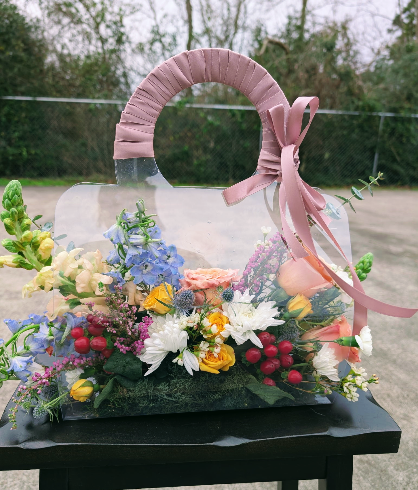 Secret Garden Clear Bag Bouquet