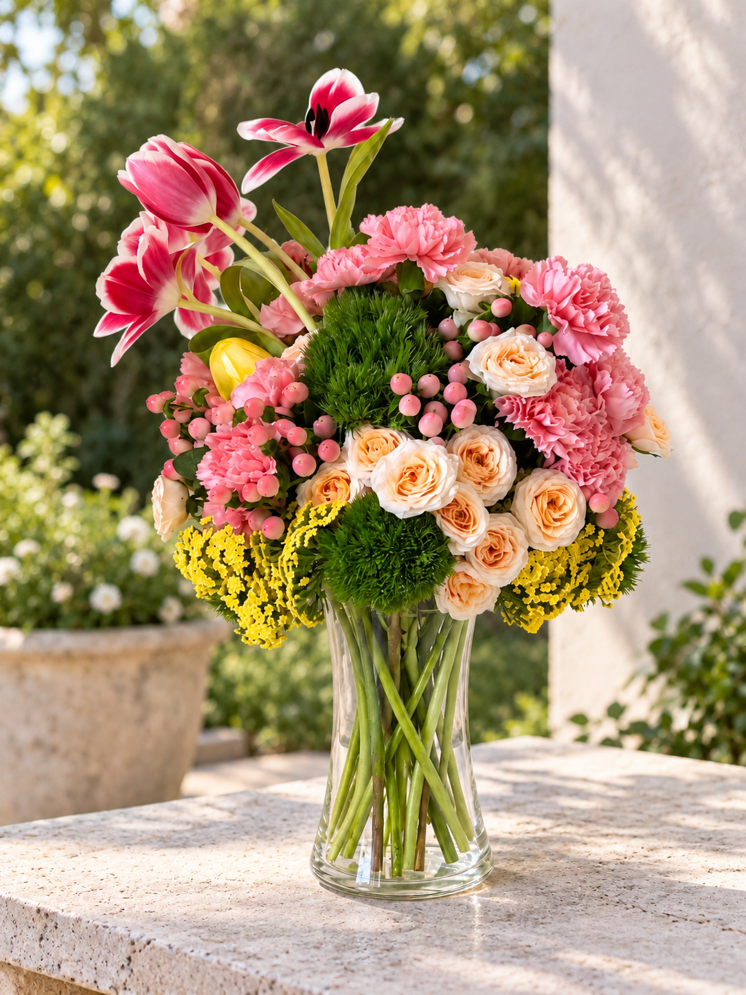 Springtime Garden Vase