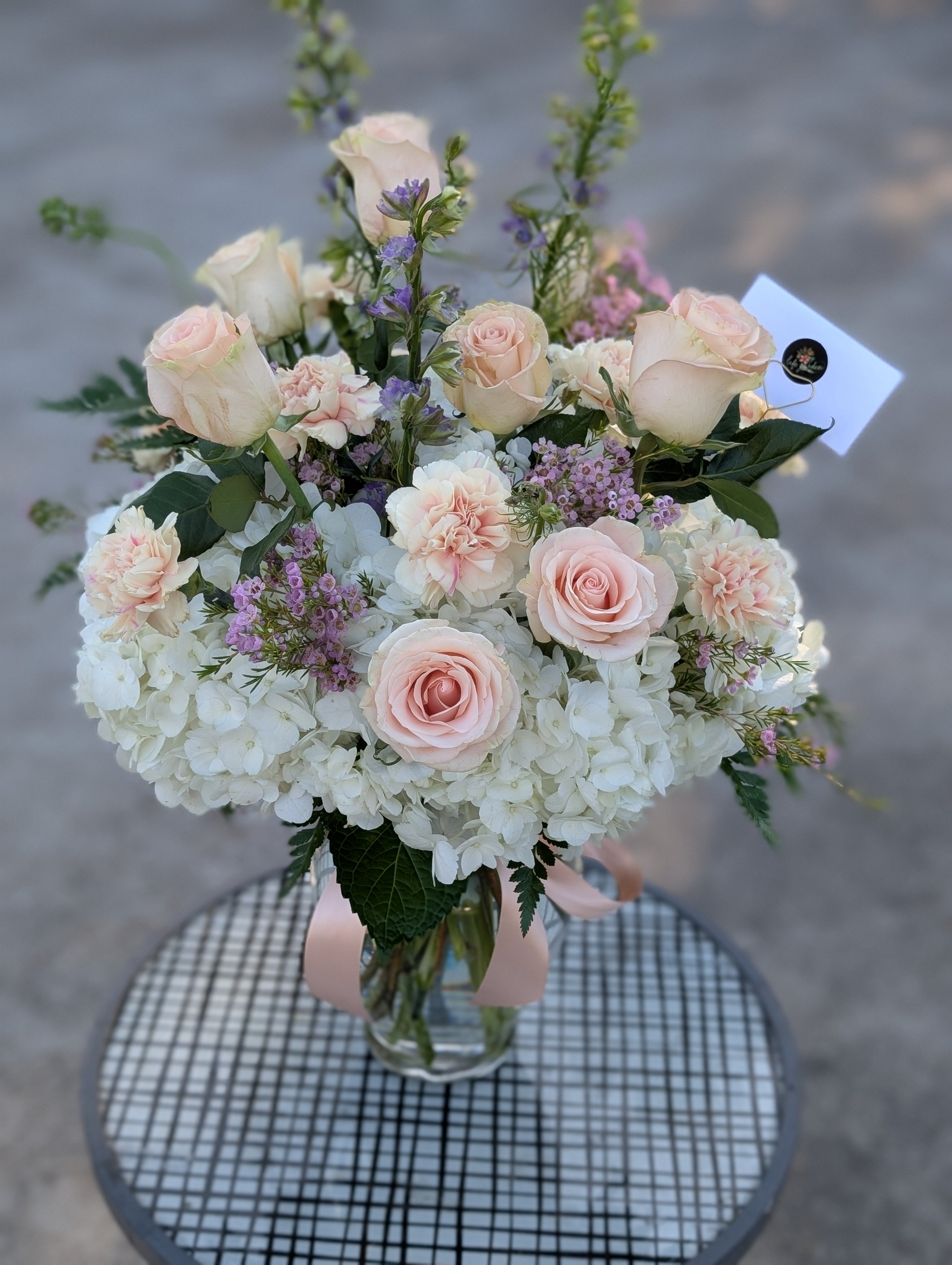 Pretty Blush Roses Garden