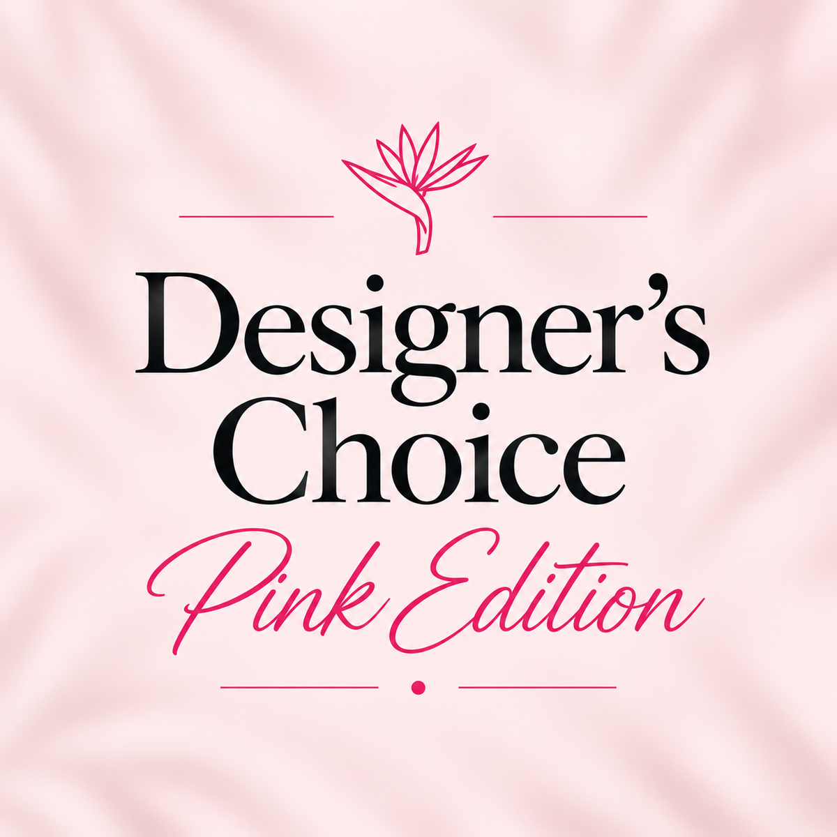 Pink Designer's Choice Flower Arrangement
